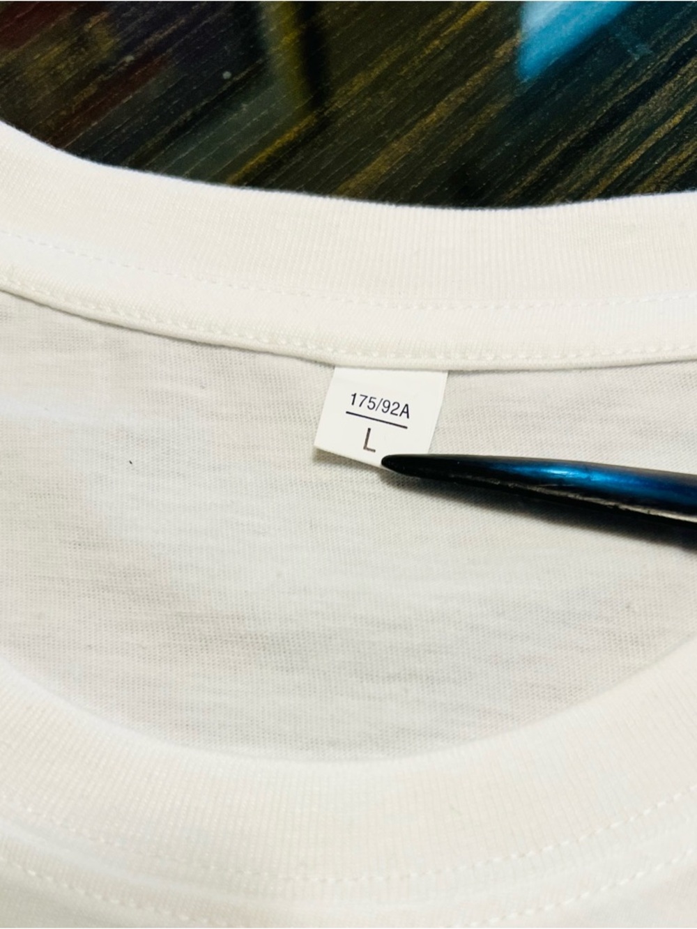 LV Monogram White Crewneck Tee with Size Tag Detail.              NWOT - Picture 3 of 3